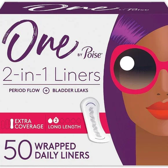 3 NEW One by Poise Panty Liners (2-in-1 Period & Bladder Leakage Daily) - Picture 1 of 1